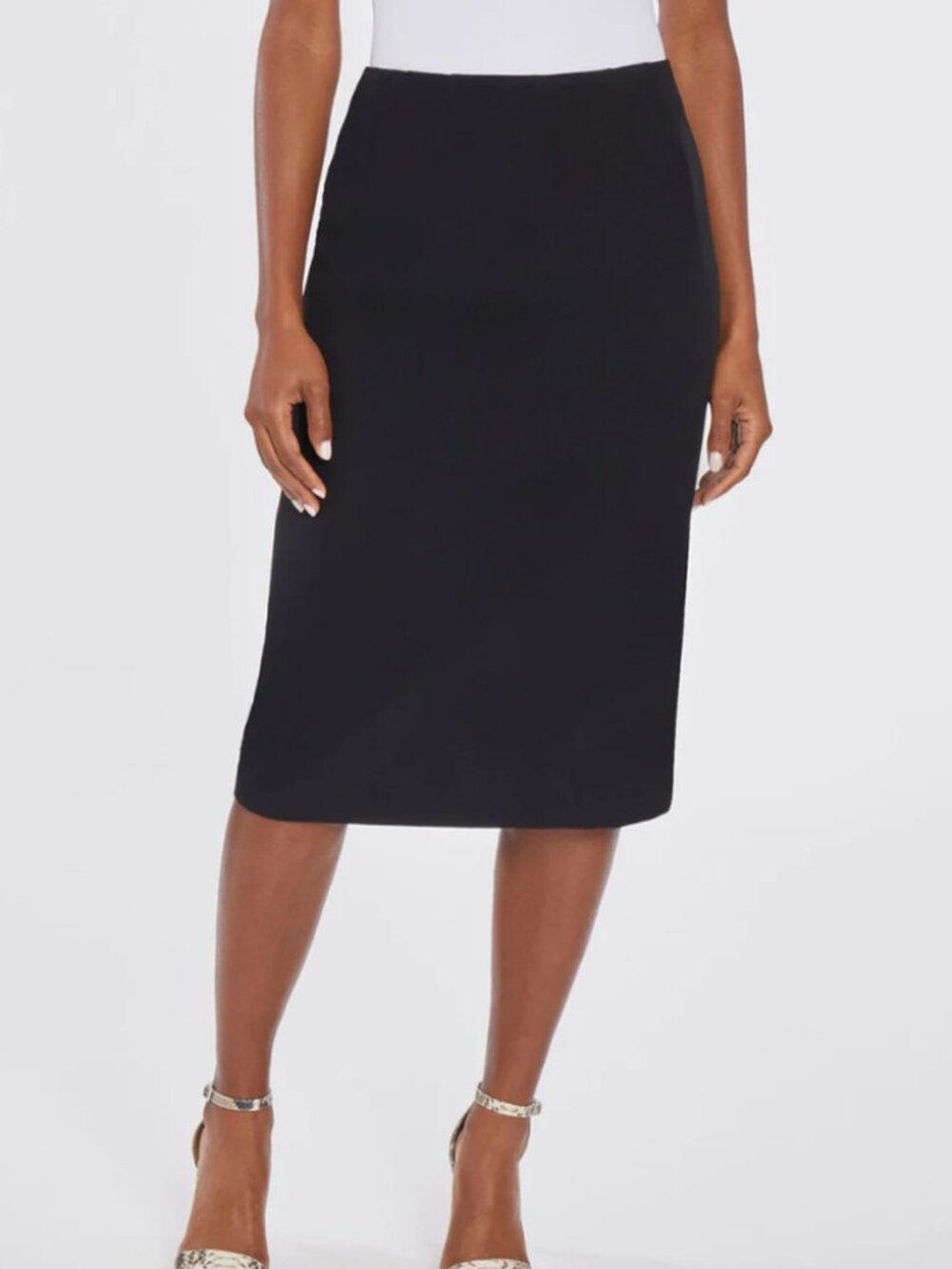 NWT Kasper Classic Black Pencil Skirt Size 18